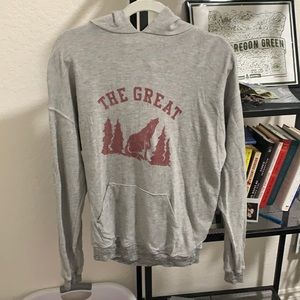 The Great hoodie with wolf graphic
